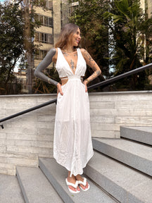 Vestido Longuete Sabrina - Amarrações