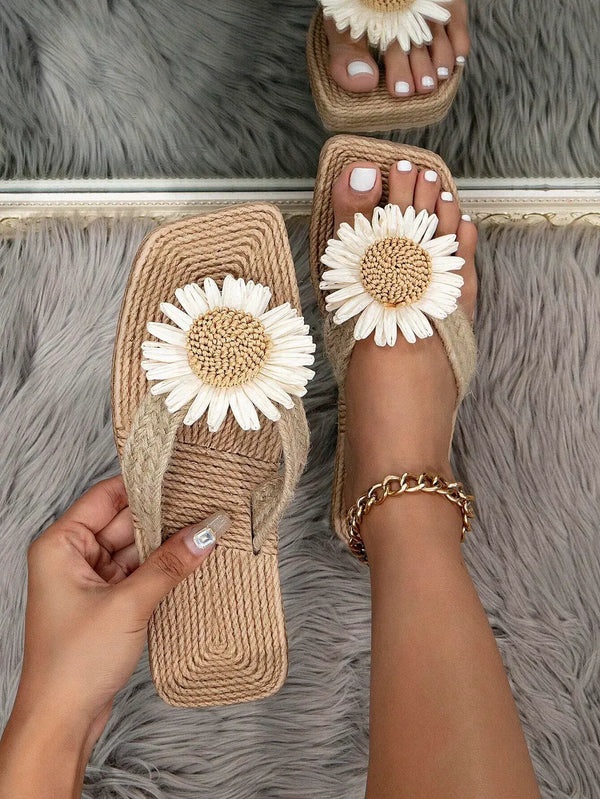 Sandália Feminina Flor de Verão