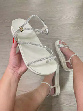 Papete Strass Lia - Off White