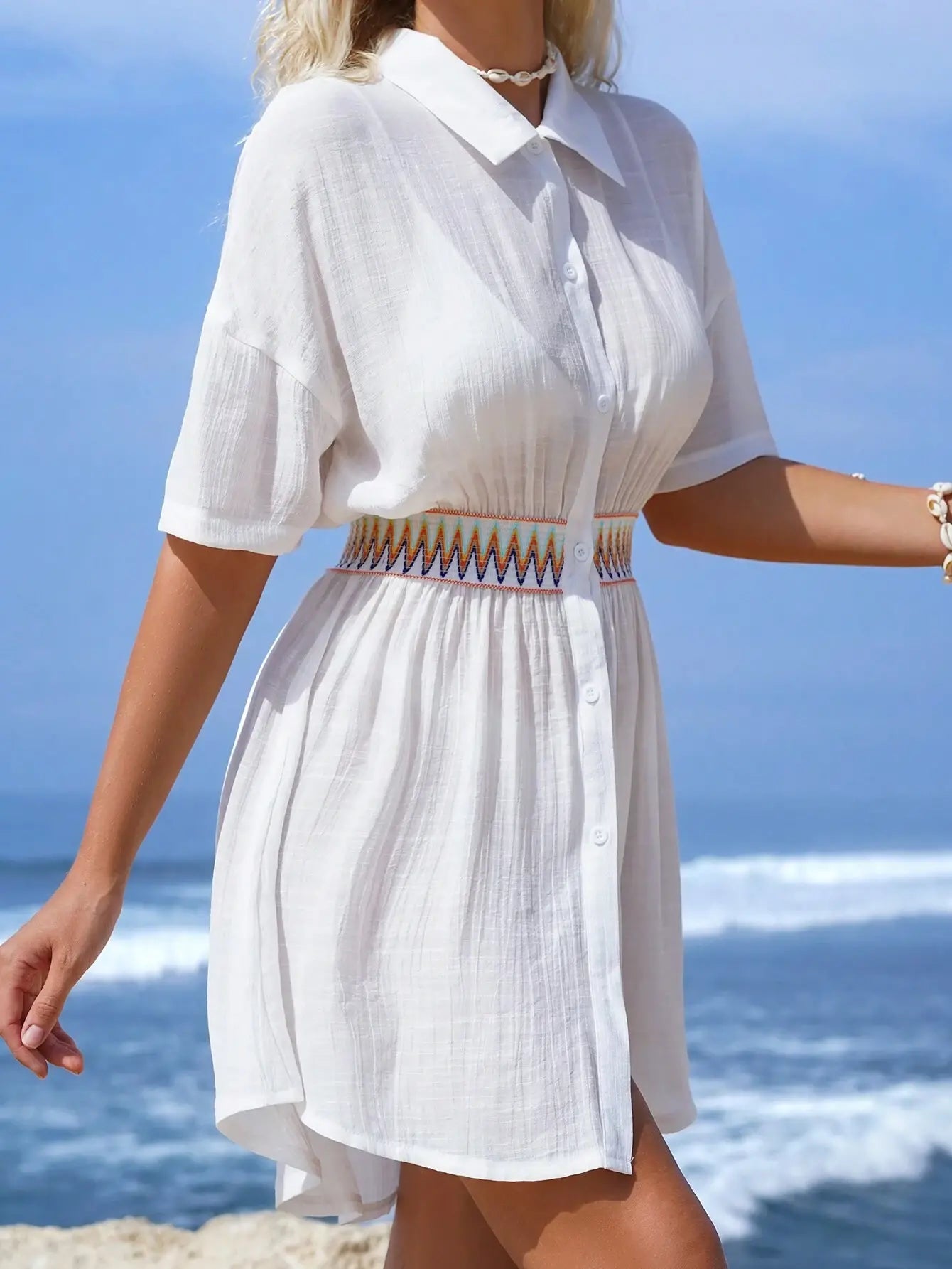 Vestido Saída de Praia Modelo Capri